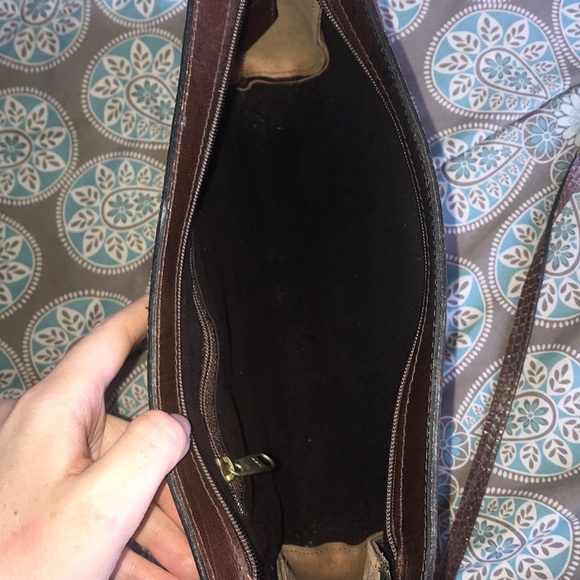 Vintage brown leather bag - Picture 6 of 10